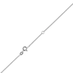 BNH Anker ronde ketting in 14 karaat witgoud 40 - 42 cm x 1,2 mm