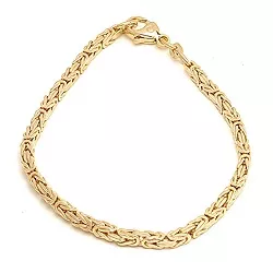 Koning armband in 14 karaat goud 23 cm x 2,8 mm