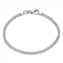 koning armband in zilver 18,5 cm x 2,4 mm