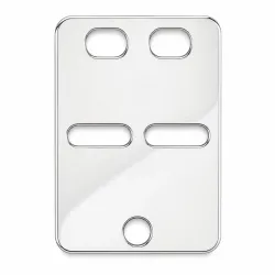 ID-plaat in zilver