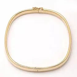 5 mm vierkant BNH armband in 14 karaat goud