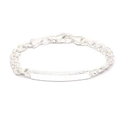 BNH Bismarck armband in zilver 14 cm x 5,0 mm