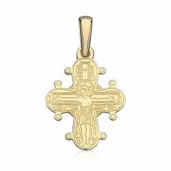 13 x 15 mm goud dagmarkruis in 14 karaat goud