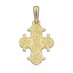 13 x 15 mm goud dagmarkruis in 14 karaat goud - Amoré