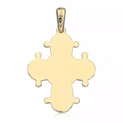 21 x 25 mm goud dagmarkruis in 14 karaat goud - Amoré