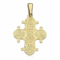 17 x 20 mm goud dagmarkruis in 8 karaat goud - Amoré