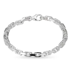 BNH Anker facet armband in zilver 17 cm x 5,7 mm