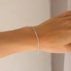 BNH venetiaanse armband in zilver 18,5 cm x 1,8 mm