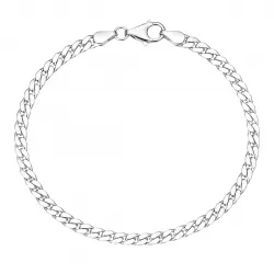 BNH pantserarmband in zilver 18,5 cm x 4,0 mm