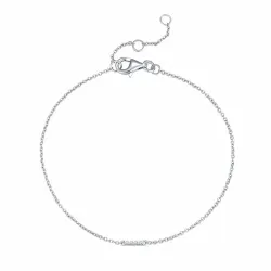 letter i zirkoon armband in zilver - My Letter