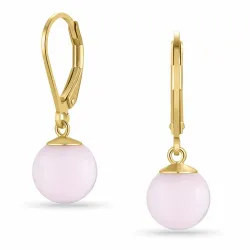 oorbellen in verguld zilver - Loom Stones