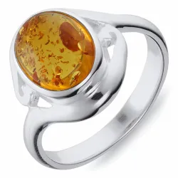 barnsteen ring in zilver