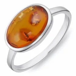 barnsteen ring in zilver