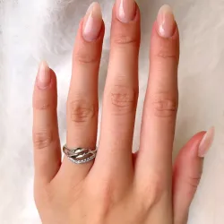 zirkoon ring in zilver