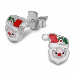 kerstman oorsteker in zilver - Little Ones