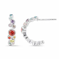 multikleurige halfcreool in zilver - Bubbly Twist