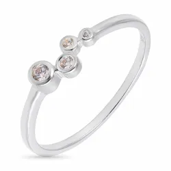 zirkoon ring in zilver - Bubbly Sparkle