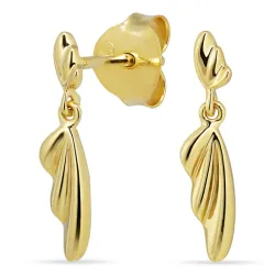 oorbellen in verguld zilver