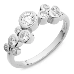 zirkoon ring in zilver - Bubbly Sparkle