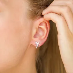 bolletje oorbellen in zilver - Bubbly Pure