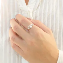 infinity ring in zilver - Amoré