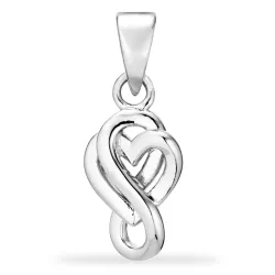 hart infinity hanger in zilver - Amoré