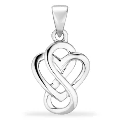 hart infinity hanger in zilver - Amoré