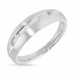 diamant ring in zilver