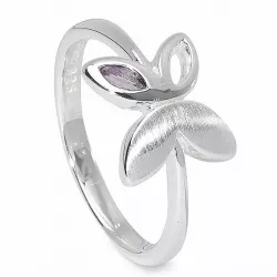 vlinder ring in zilver