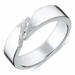 Zilver ring in zilver