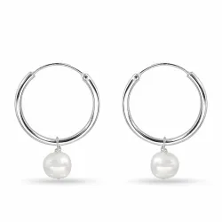 parel creool in zilver