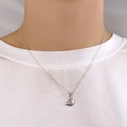 vogel hanger in zilver