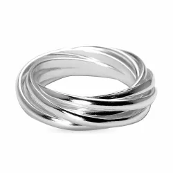 knoop ring in zilver