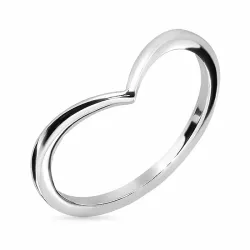 V ring in zilver
