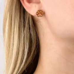 poot oorsteker in verguld zilver - Little Ones