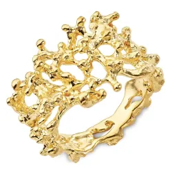 ring in verguld sterlingzilver