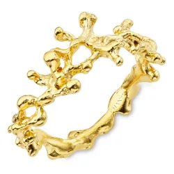 ring in verguld sterlingzilver