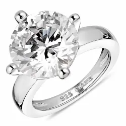 zirkoon ring in zilver