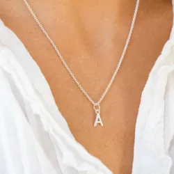 letter a hanger in zilver - My Letter