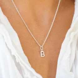 letter b hanger in zilver - My Letter