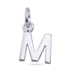 letter m hanger in zilver - My Letter