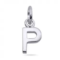 letter p hanger in zilver
