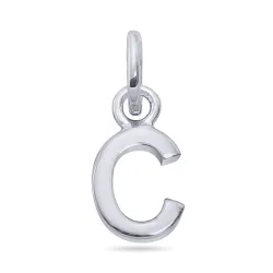 letter c hanger in zilver - My Letter
