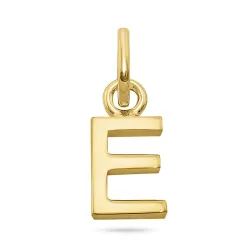 letter e hanger in verguld sterlingzilver - My Letter