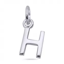 letter h hanger in zilver