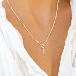 letter i hanger in zilver - My Letter