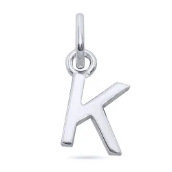 letter k hanger in zilver - My Letter