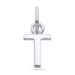 letter t hanger in zilver - My Letter