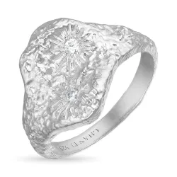 zirkoon ring in zilver