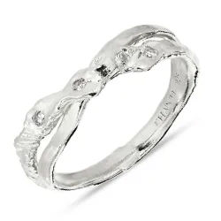 zirkoon ring in zilver